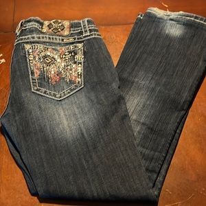 Women’s Miss Me boot cut jeans. Excellent condition